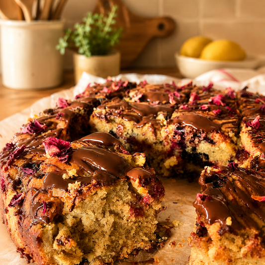 White Chocolate & Blueberry Blondies